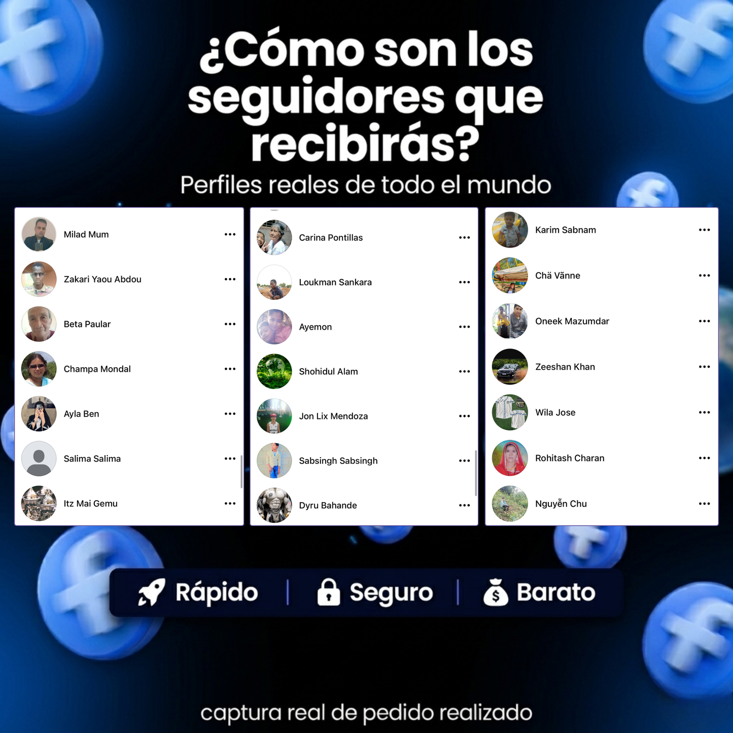 FB Seguidores Internacionales 🌍