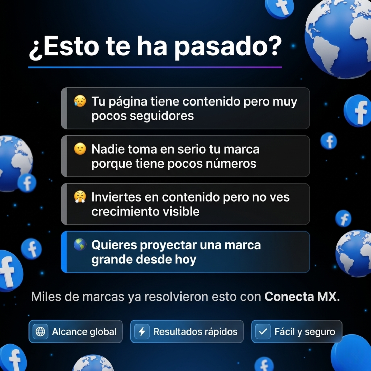 FB Seguidores Internacionales 🌍