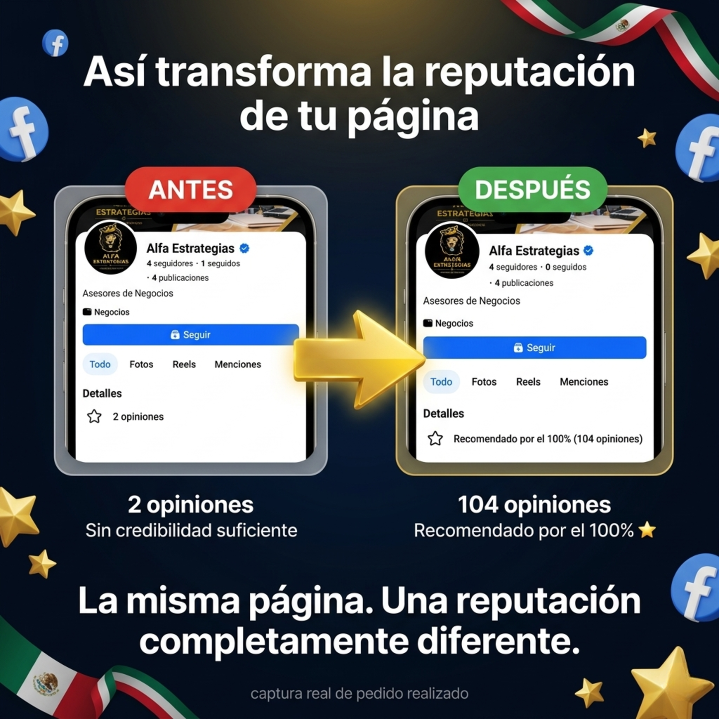 FB Recomendaciones a Página