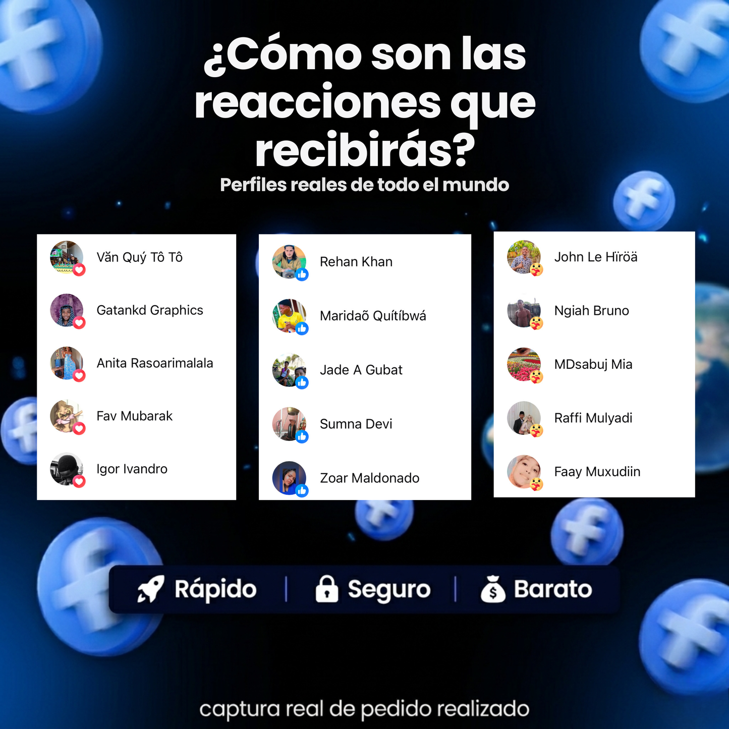 FB Reacciones Internacionales 🌎