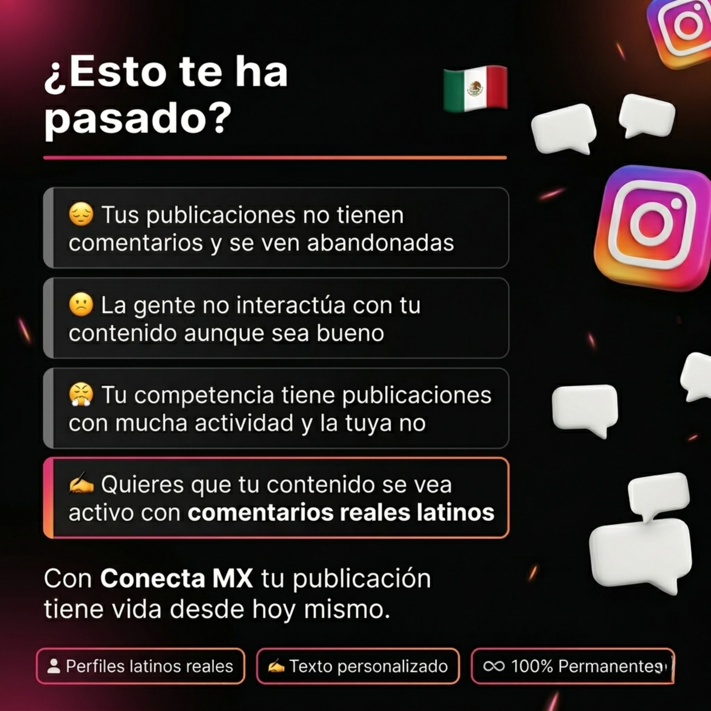 IG Comentarios Personalizados Latinos🇲🇽