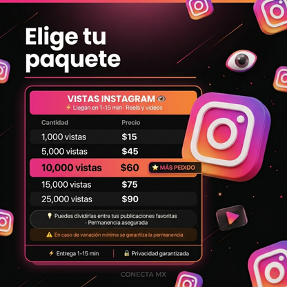 IG Vistas a Reels 👁️