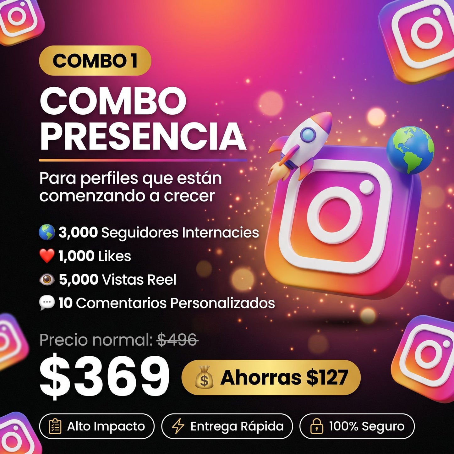 Combo Presencia - IG 👑
