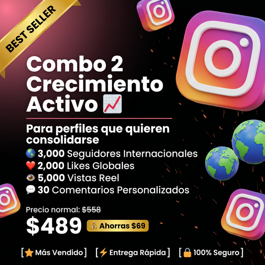 Combo Crecimiento Activo - IG 🚀