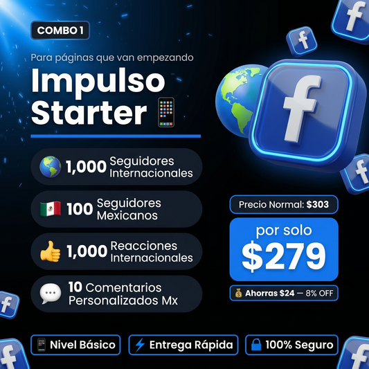 Combo Impulso Starter - FB ✨