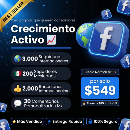 Combo Crecimiento Activo - FB 🚀
