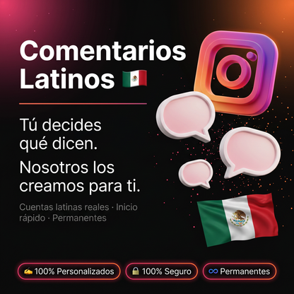 IG Comentarios Personalizados Latinos🇲🇽