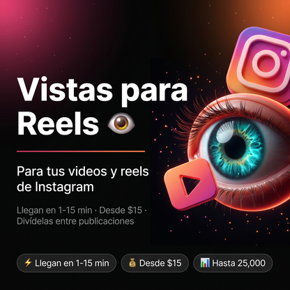IG Vistas a Reels 👁️